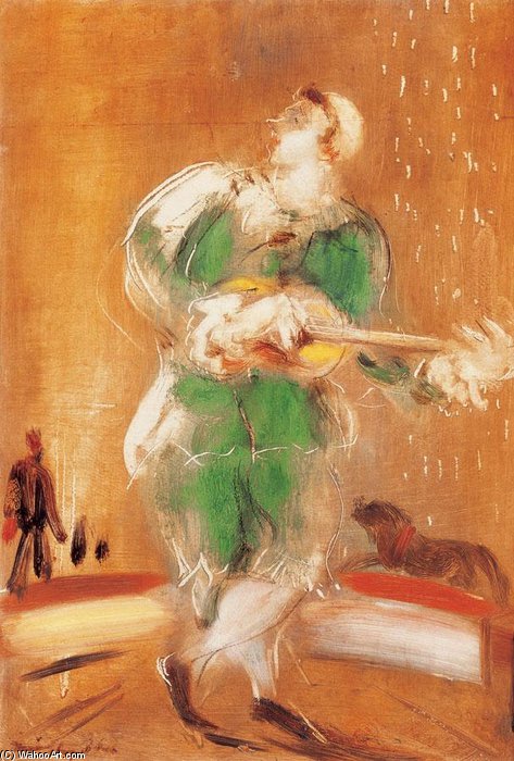 WikiOO.org - Encyclopedia of Fine Arts - Maleri, Artwork Odon Marffy - Circus