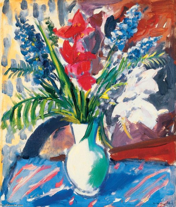 WikiOO.org - Encyclopedia of Fine Arts - Maľba, Artwork Odon Marffy - Flowers