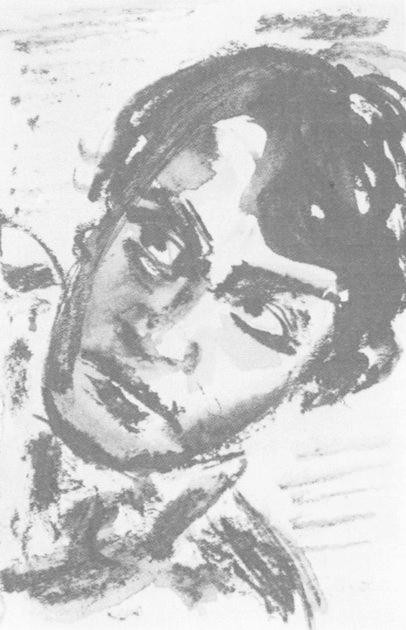 WikiOO.org - Encyclopedia of Fine Arts - Maalaus, taideteos Odon Marffy - Portrait Of Endre Ady