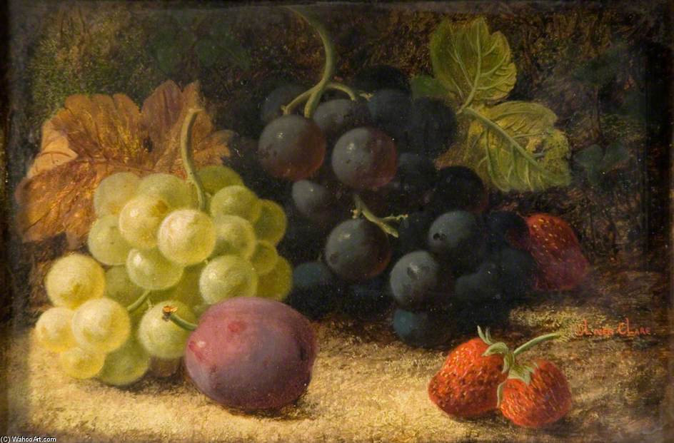 Wikioo.org - The Encyclopedia of Fine Arts - Painting, Artwork by Oliver Clare - Still Life, Fruit -