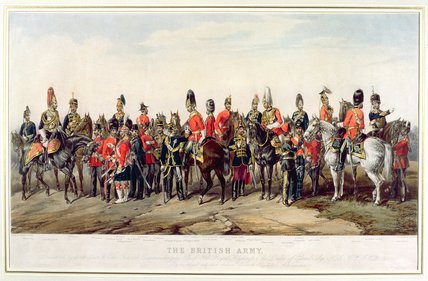 WikiOO.org - 백과 사전 - 회화, 삽화 Orlando Norie - Uniforms Of The British Army