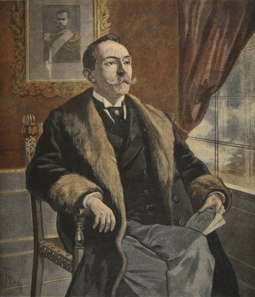 WikiOO.org - Encyclopedia of Fine Arts - Målning, konstverk Oswaldo Tofani - The Russian Ambassador