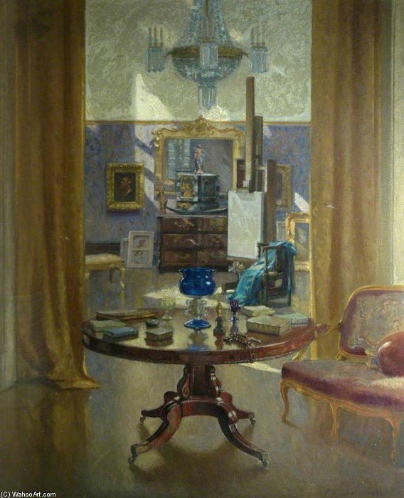 Wikioo.org – L'Encyclopédie des Beaux Arts - Peinture, Oeuvre de Patrick William Adam - L atelier de l Artiste