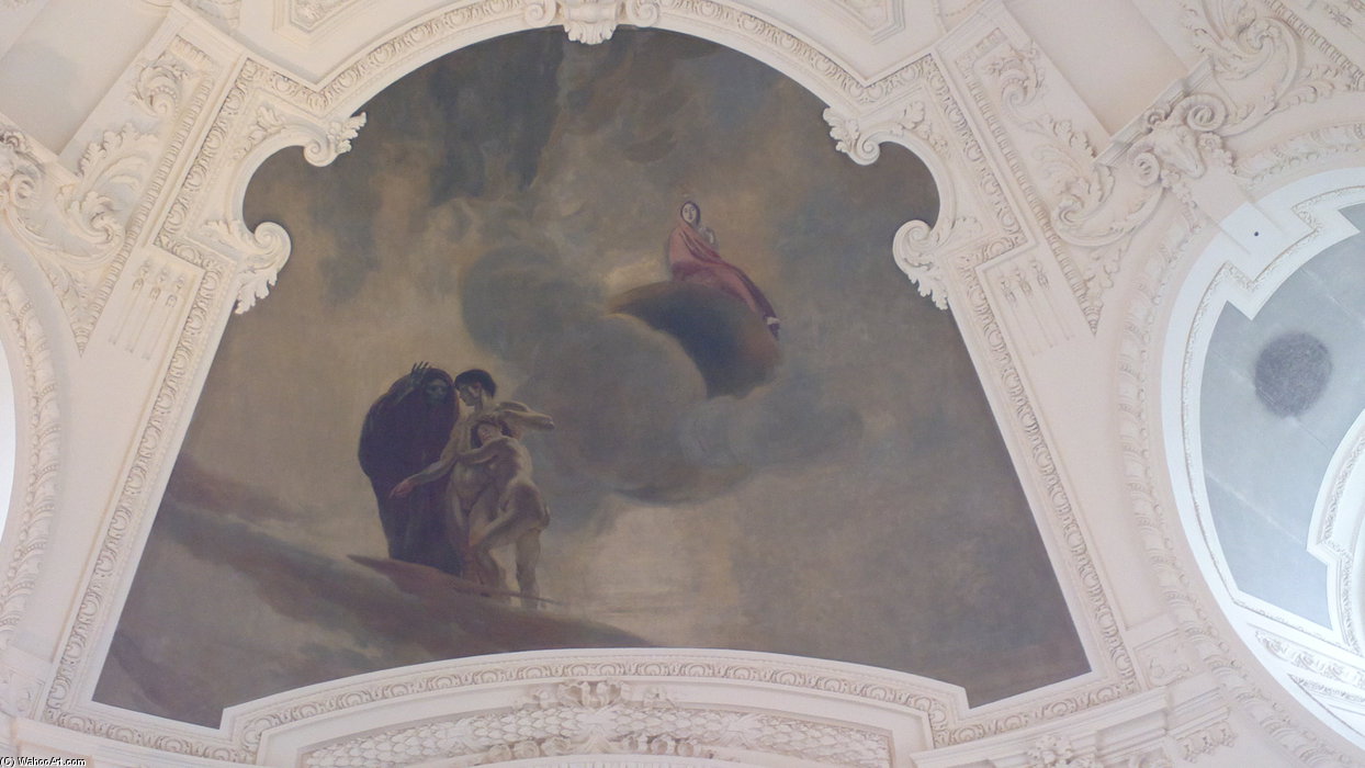 Wikioo.org - สารานุกรมวิจิตรศิลป์ - จิตรกรรม Paul Albert Besnard - Le vestibule d’entrée du Petit Palais décorée par Albert Besnard -