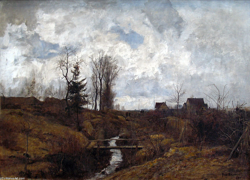 WikiOO.org - Encyclopedia of Fine Arts - Målning, konstverk Paul Baum - After The Rain