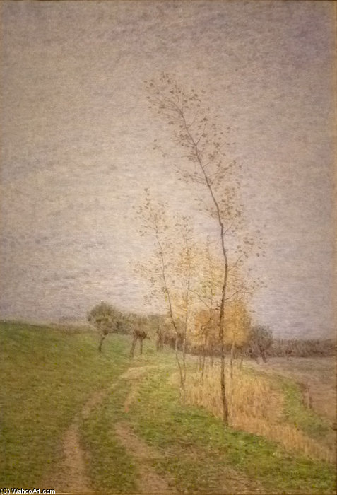 Wikioo.org - The Encyclopedia of Fine Arts - Painting, Artwork by Paul Baum - Road In The Meadow