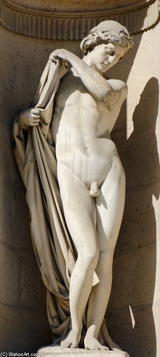 WikiOO.org - Encyclopedia of Fine Arts - Maľba, Artwork Paul Dubois - Narcissus