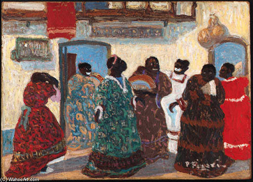 Wikioo.org - The Encyclopedia of Fine Arts - Painting, Artwork by Pedro Figari - Injuria