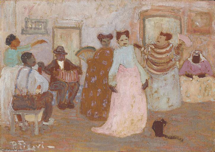 Wikioo.org - The Encyclopedia of Fine Arts - Painting, Artwork by Pedro Figari - Negros Y Mulatas