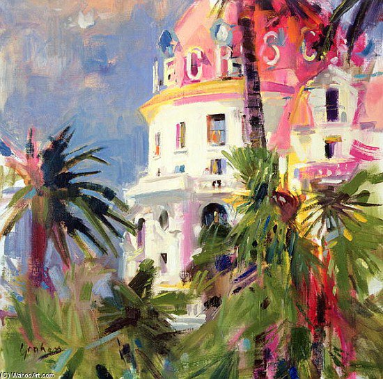 Wikioo.org - The Encyclopedia of Fine Arts - Painting, Artwork by Peter Graham Ii - Riviera Balcony