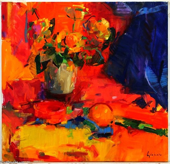 Wikioo.org - The Encyclopedia of Fine Arts - Painting, Artwork by Peter Graham Ii - Summer Table