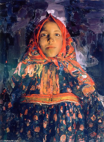 Wikioo.org - The Encyclopedia of Fine Arts - Painting, Artwork by Philip Maliavin - Verka