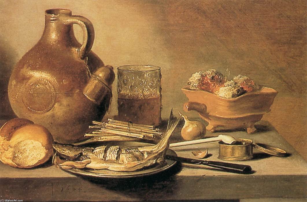 Wikioo.org - The Encyclopedia of Fine Arts - Painting, Artwork by Pieter Claesz - Still-life_#