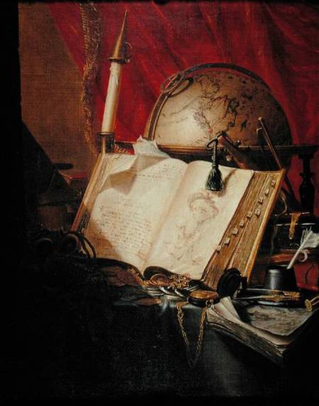 Wikioo.org - Bách khoa toàn thư về mỹ thuật - Vẽ tranh, Tác phẩm nghệ thuật Pieter De Ring - A Vanitas Still Life