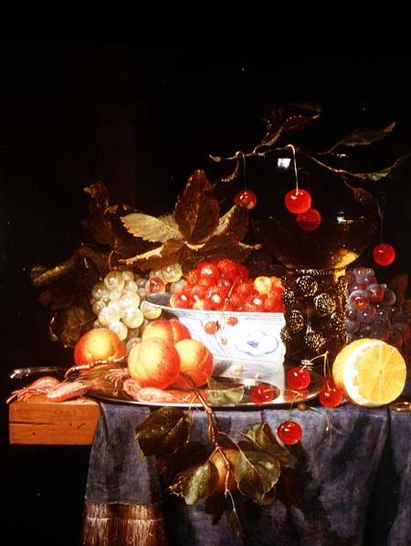 Wikioo.org - Bách khoa toàn thư về mỹ thuật - Vẽ tranh, Tác phẩm nghệ thuật Pieter De Ring - Still Life Of Fruit