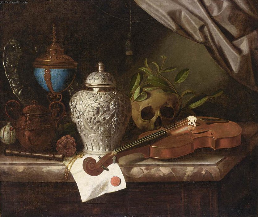 WikiOO.org - Encyclopedia of Fine Arts - Malba, Artwork Pieter Gerritsz Van Roestraeten - Itas Still-life