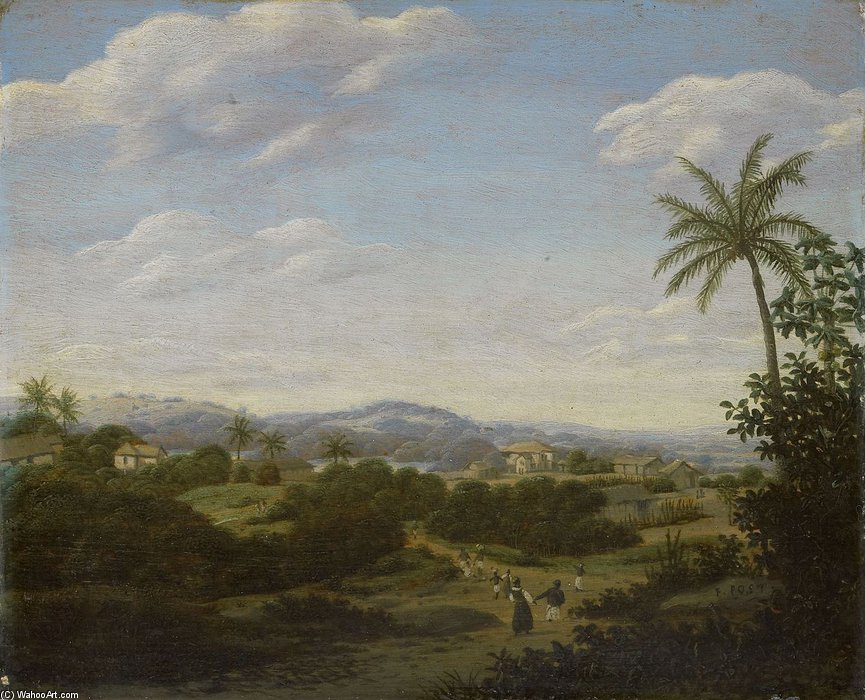 Wikioo.org - สารานุกรมวิจิตรศิลป์ - จิตรกรรม Pieter Jansz Post - Brazilian Landscape
