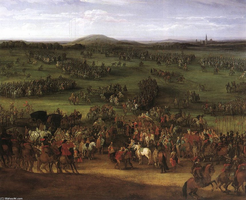 WikiOO.org - Encyclopedia of Fine Arts - Lukisan, Artwork Pieter Meulener - Battle Of Nördlingen Ii