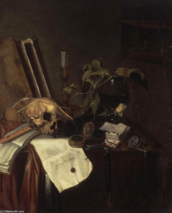 Wikioo.org – La Enciclopedia de las Bellas Artes - Pintura, Obras de arte de Pieter Steenwijck - naturaleza muerta