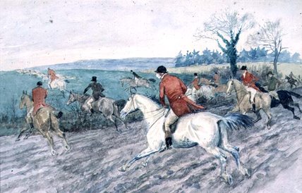 WikiOO.org - Енциклопедія образотворчого мистецтва - Живопис, Картини
 Randolph Caldecott - Fox Hunting
