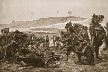 WikiOO.org - Encyclopedia of Fine Arts - Maľba, Artwork Richard Caton De Woodville - The Battle Of Colenso