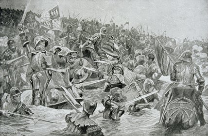 WikiOO.org - Encyclopedia of Fine Arts - Maľba, Artwork Richard Caton De Woodville - The Battle Of Towton