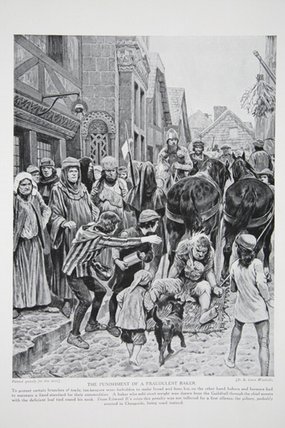 Wikioo.org - Encyklopedia Sztuk Pięknych - Malarstwo, Grafika Richard Caton De Woodville - The Punishment Of A Fraudulent Baker