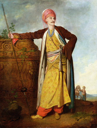 WikiOO.org - Encyclopedia of Fine Arts - Maľba, Artwork Richard Cosway - Portrait Of An Armenian,