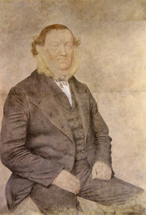 WikiOO.org - Encyclopedia of Fine Arts - Maľba, Artwork Richard Dadd - Portrait Of John Mcdonald