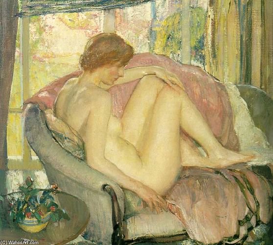WikiOO.org - Encyclopedia of Fine Arts - Maľba, Artwork Richard Edward Miller - Nude