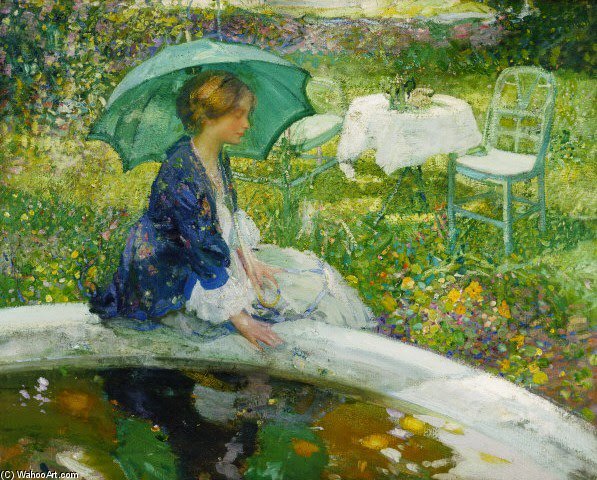 Wikioo.org - The Encyclopedia of Fine Arts - Painting, Artwork by Richard Edward Miller - The Pool