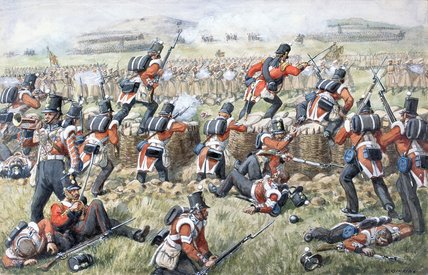 WikiOO.org - Encyclopedia of Fine Arts - Målning, konstverk Richard Simkin - The 23rd Regiment Royal Welsh Fusiliers