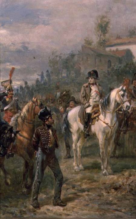 WikiOO.org - Enciclopedia of Fine Arts - Pictura, lucrări de artă Robert Alexander Hillingford - Napoleon And His Troops