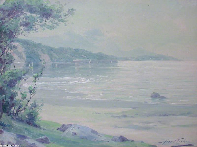 Wikioo.org – L'Encyclopédie des Beaux Arts - Peinture, Oeuvre de Robert Fowler - scène shore , Aberdovey