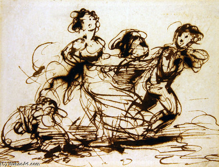 WikiOO.org - אנציקלופדיה לאמנויות יפות - ציור, יצירות אמנות Robert Smirke - Children Playing