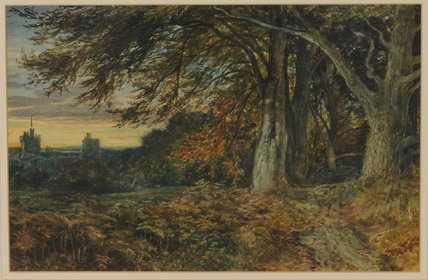 WikiOO.org - Encyclopedia of Fine Arts - Maalaus, taideteos Samuel Bough - Naworth Castle