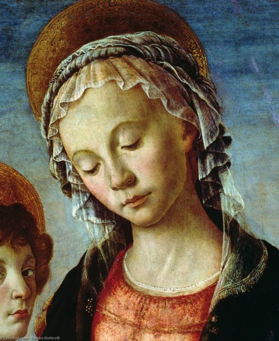 Wikioo.org - Die Enzyklopädie bildender Kunst - Malerei, Kunstwerk von Sandro Botticelli - madonna und kind -