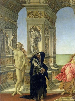 WikiOO.org - Encyclopedia of Fine Arts - Maľba, Artwork Sandro Botticelli - The Calumny Of Apelles