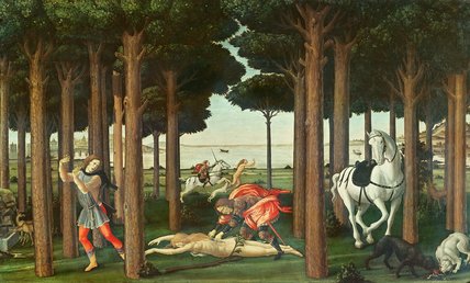 WikiOO.org - Encyclopedia of Fine Arts - Maleri, Artwork Sandro Botticelli - The Disembowelment Of The Woman Pursued
