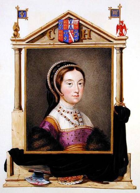 Wikioo.org - The Encyclopedia of Fine Arts - Painting, Artwork by Sarah Countess Of Essex - Portrait Of Catherine Howard 5th Queen Of Henry Viii From 'memoirs Of The Court Of Q