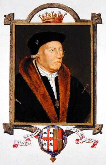 Wikioo.org - The Encyclopedia of Fine Arts - Painting, Artwork by Sarah Countess Of Essex - Portrait Of Henry Bourchier 2nd Earl Of Essex From 'memoirs Of The Court Of Queen Elizabeth