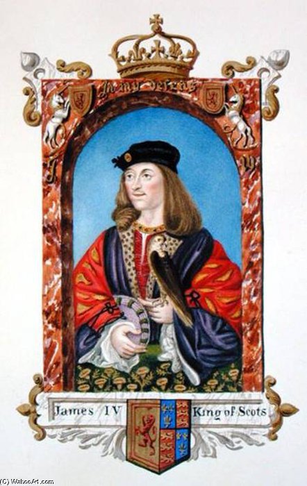 WikiOO.org - Εγκυκλοπαίδεια Καλών Τεχνών - Ζωγραφική, έργα τέχνης Sarah Countess Of Essex - Portrait Of James Iv Of Scotland From