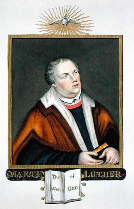 Wikioo.org – La Enciclopedia de las Bellas Artes - Pintura, Obras de arte de Sarah Countess Of Essex - Retrato de Martín Lutero)