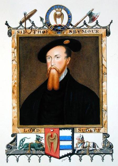 Wikioo.org - The Encyclopedia of Fine Arts - Painting, Artwork by Sarah Countess Of Essex - Portrait Of Thomas Seymour 1st Baron Of Sudeley From 'memoirs Of The Court Of Queen Elizab