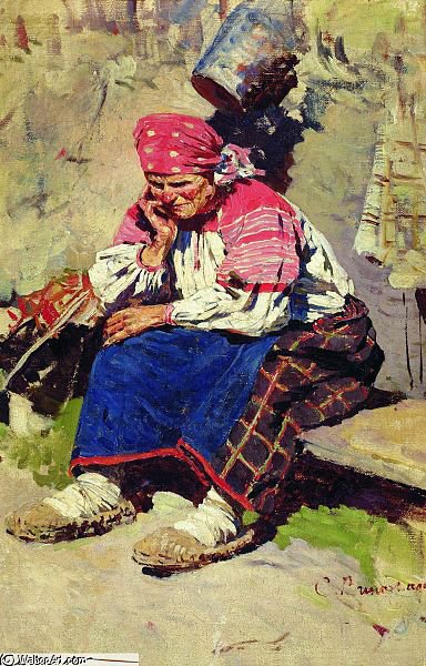 WikiOO.org - Encyclopedia of Fine Arts - Maalaus, taideteos Sergei Arsenievich Vinogradov - Woman