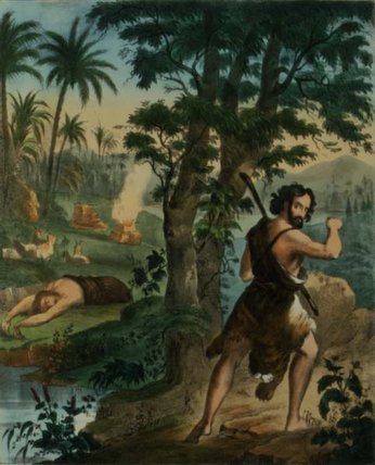 WikiOO.org - Encyclopedia of Fine Arts - Målning, konstverk Siegfried Detler Bendixen - The Murder Of Abel