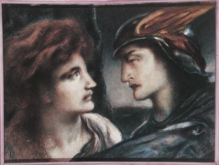 WikiOO.org - Енциклопедія образотворчого мистецтва - Живопис, Картини
 Simeon Solomon - Mercury And Persephone