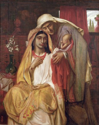 WikiOO.org - Encyclopedia of Fine Arts - Maľba, Artwork Simeon Solomon - The Book Of Ruth