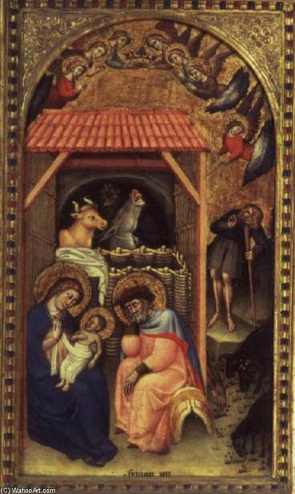 WikiOO.org - Encyclopedia of Fine Arts - Festés, Grafika Simone Dei Crocefissi (Simone Di Filippo Benvenuti) - Nativity