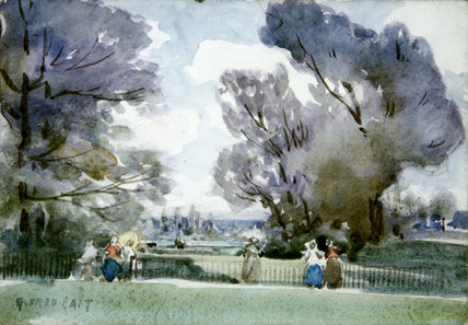 Wikioo.org - สารานุกรมวิจิตรศิลป์ - จิตรกรรม Alfred Edward East - Landscape
